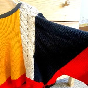 colorblock abstract sweater
